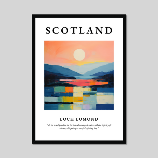 Poster of Loch Lomond, Scotland.