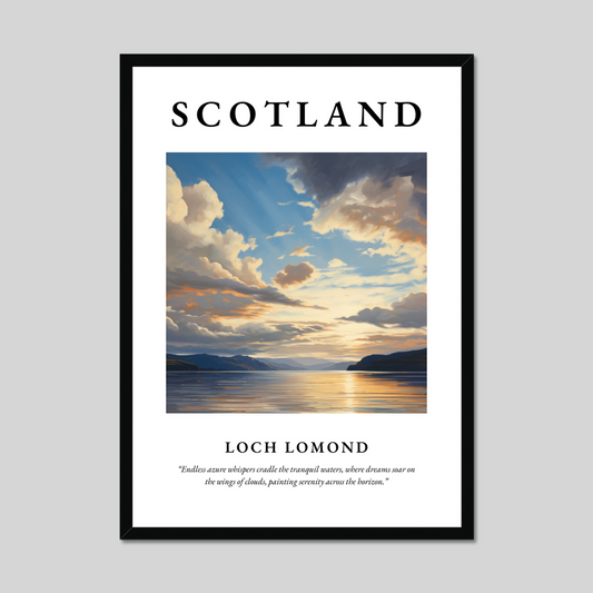 Poster of Loch Lomond, Scotland.