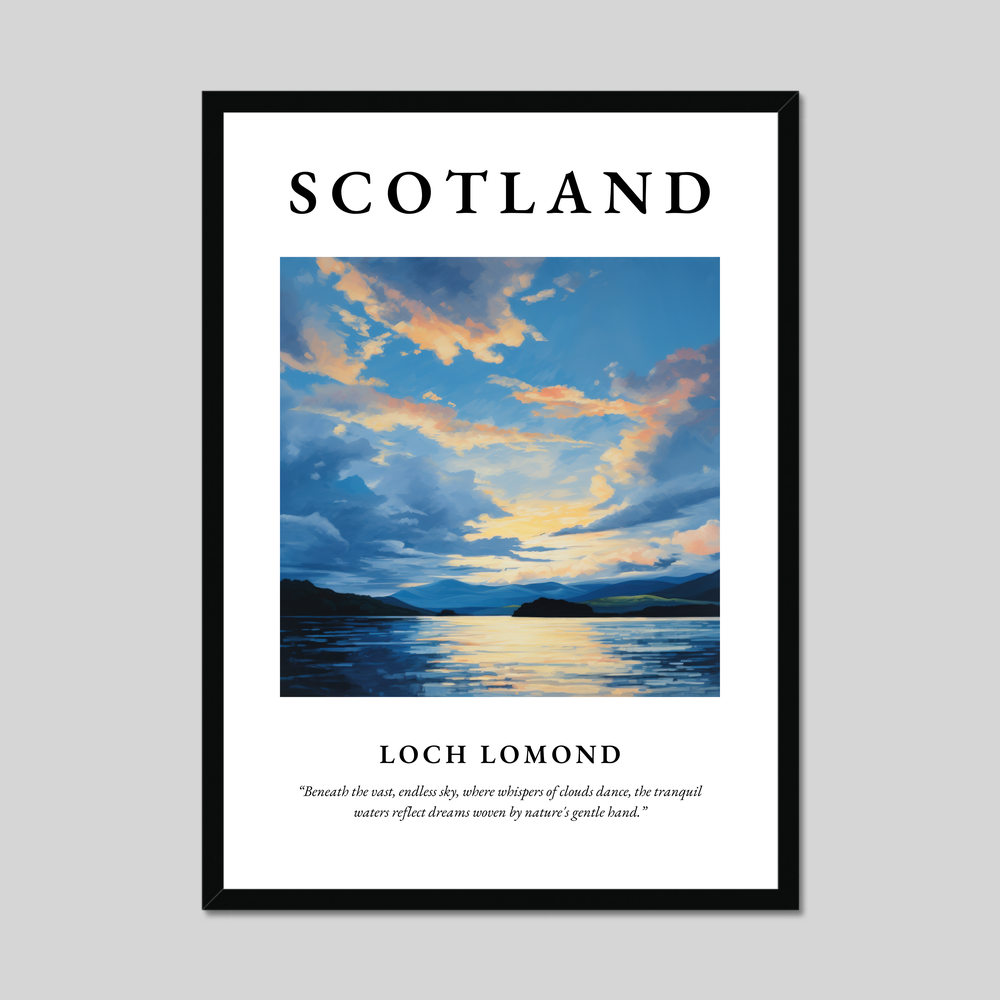 Poster of Loch Lomond, Scotland.