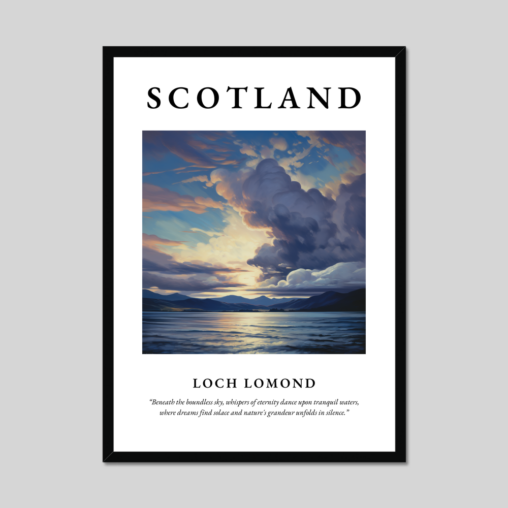 Poster of Loch Lomond, Scotland.