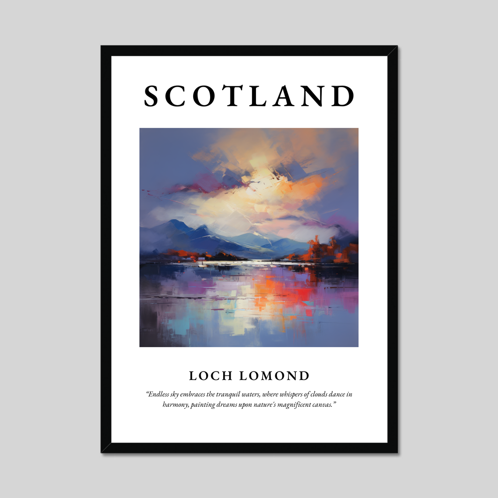 Poster of Loch Lomond, Scotland.