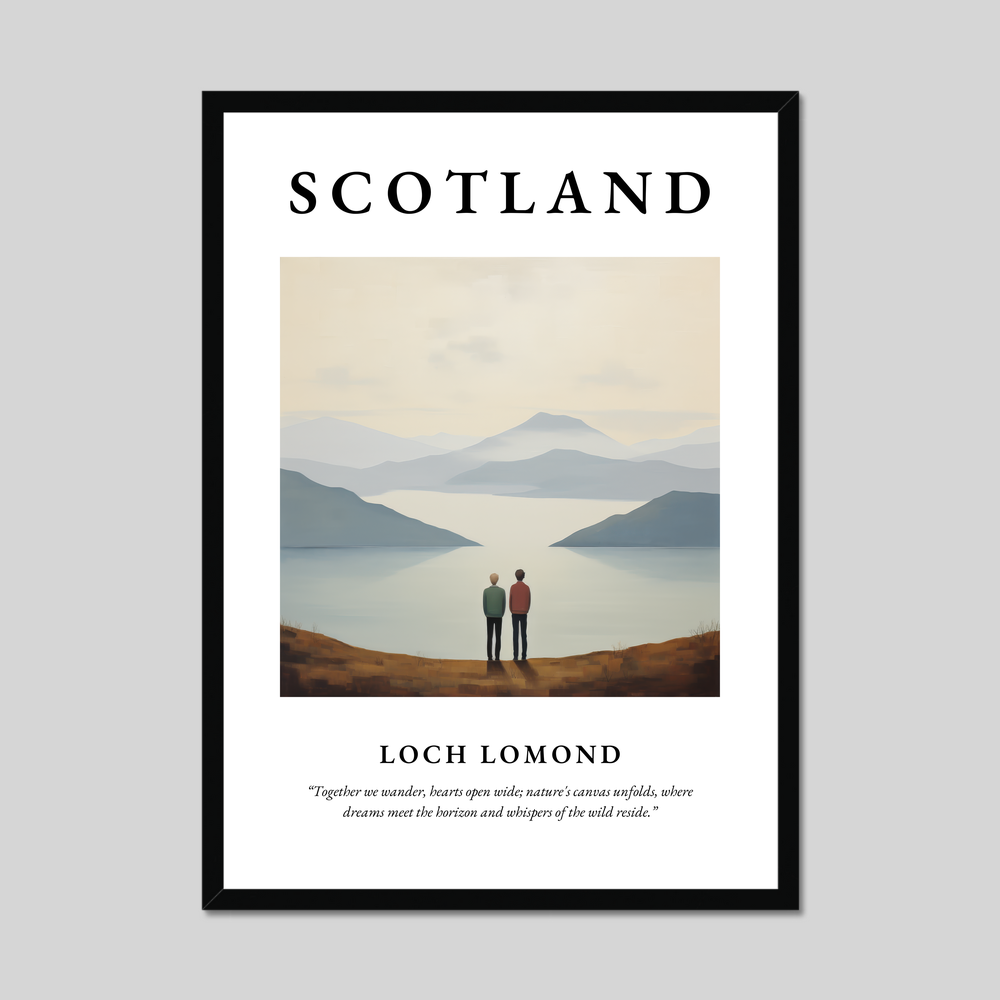 Poster of Loch Lomond, Scotland.