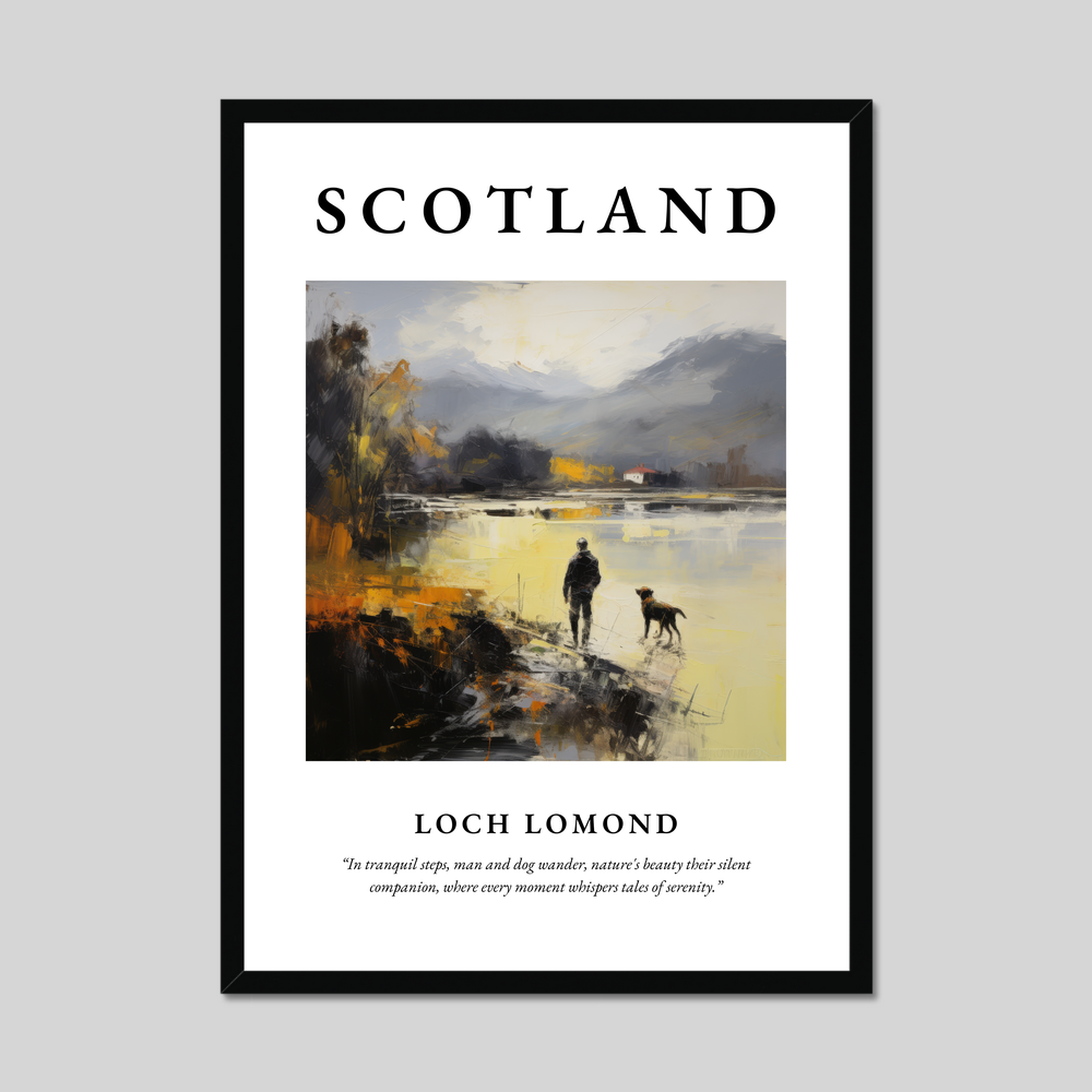 Poster of Loch Lomond, Scotland.