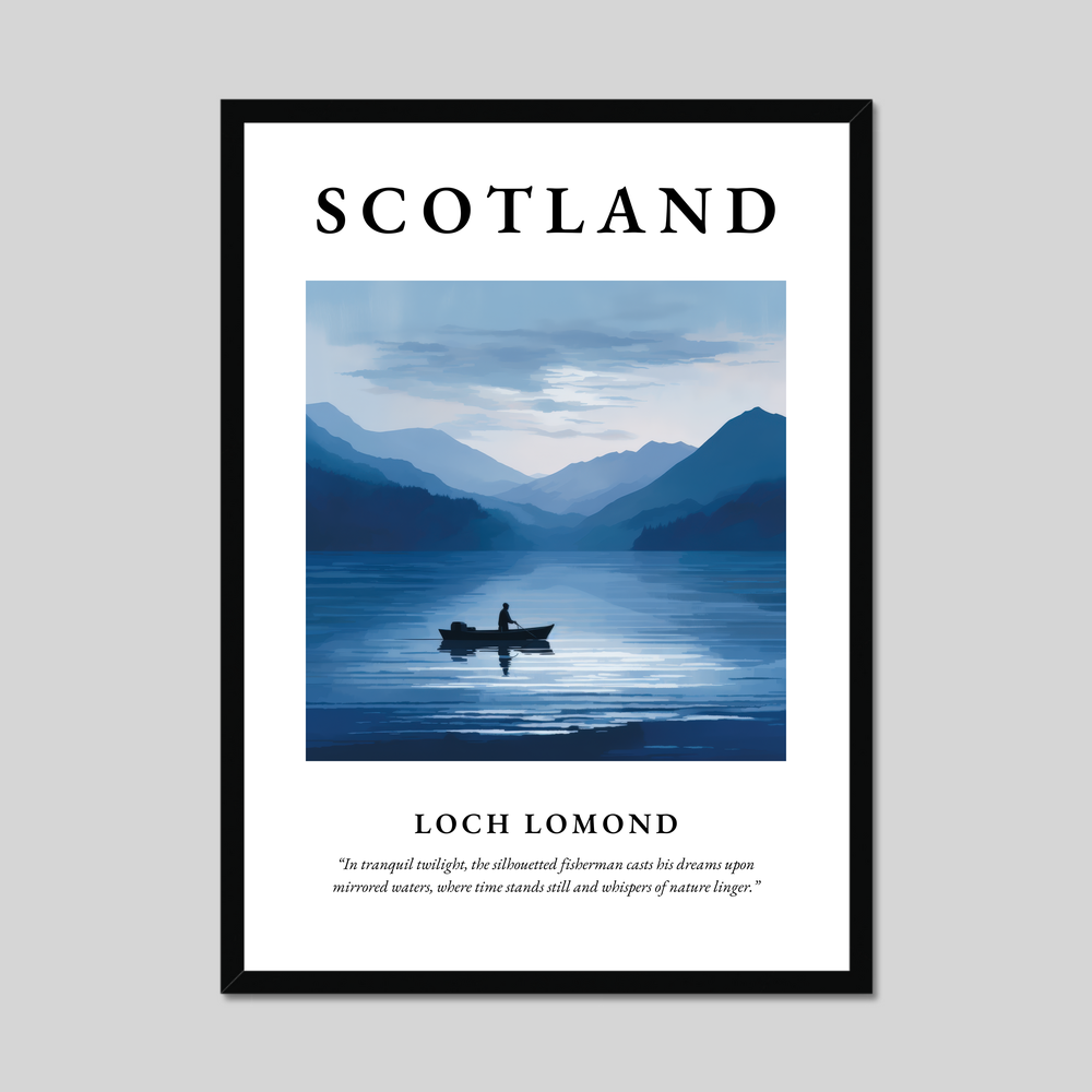 Poster of Loch Lomond, Scotland.