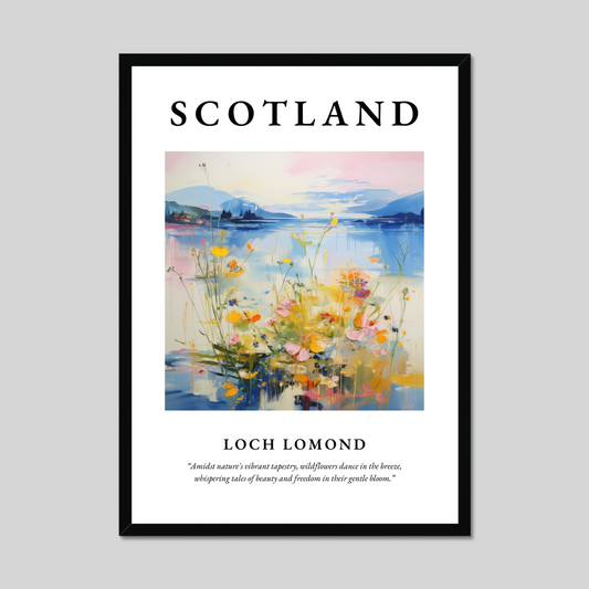 Poster of Loch Lomond, Scotland.