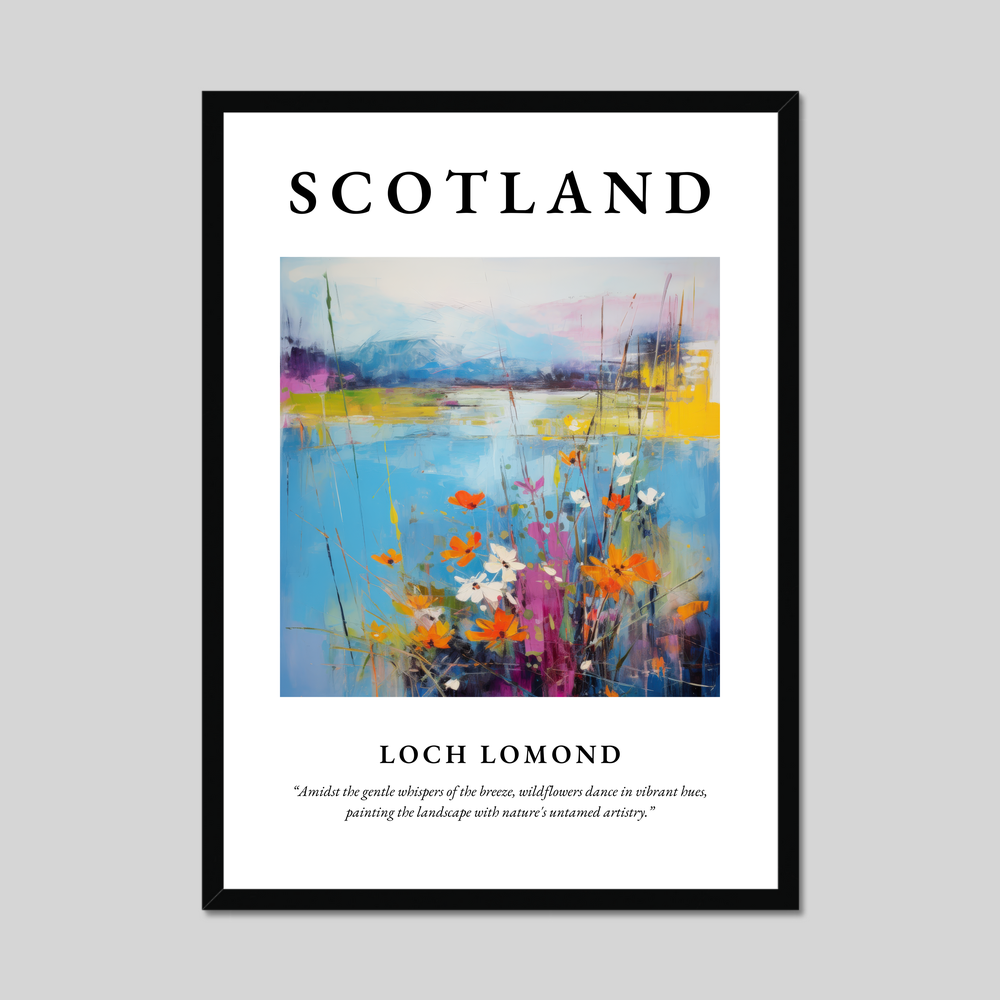 Poster of Loch Lomond, Scotland.