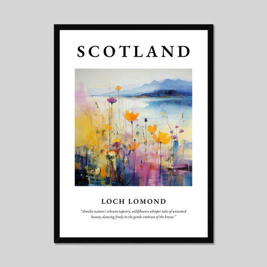 Poster of Loch Lomond, Scotland.