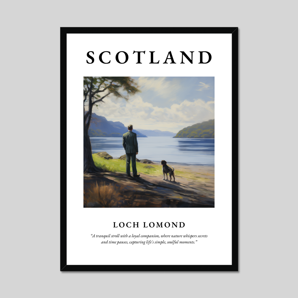 Poster of Loch Lomond, Scotland.