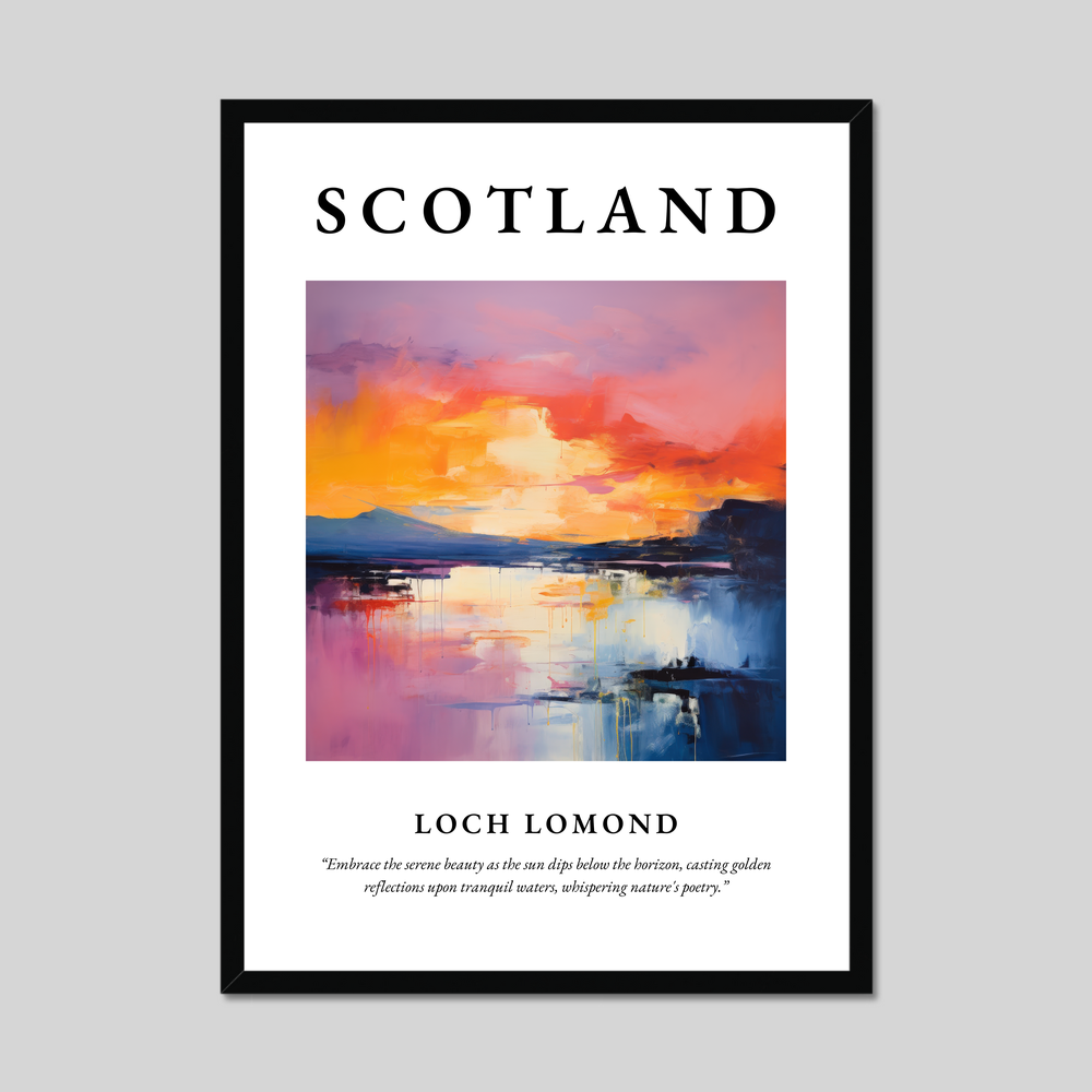 Poster of Loch Lomond, Scotland.