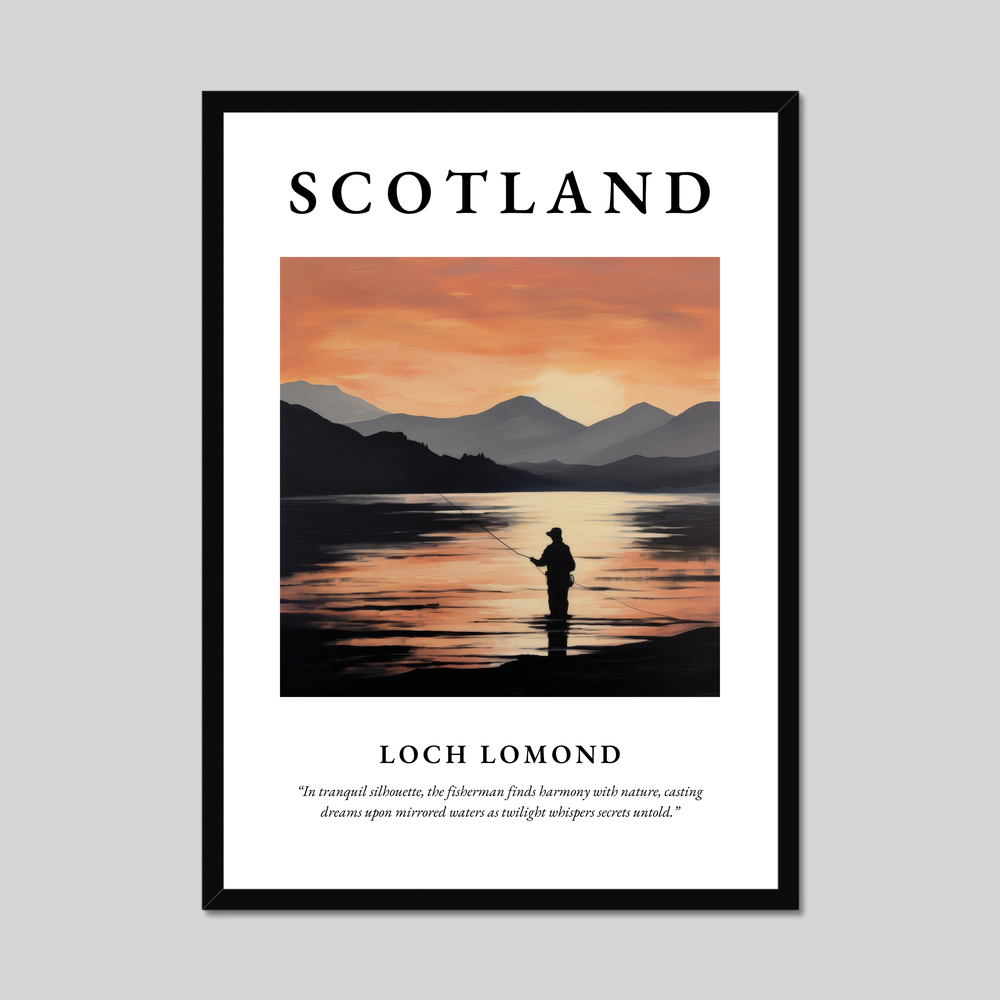 Poster of Loch Lomond, Scotland.