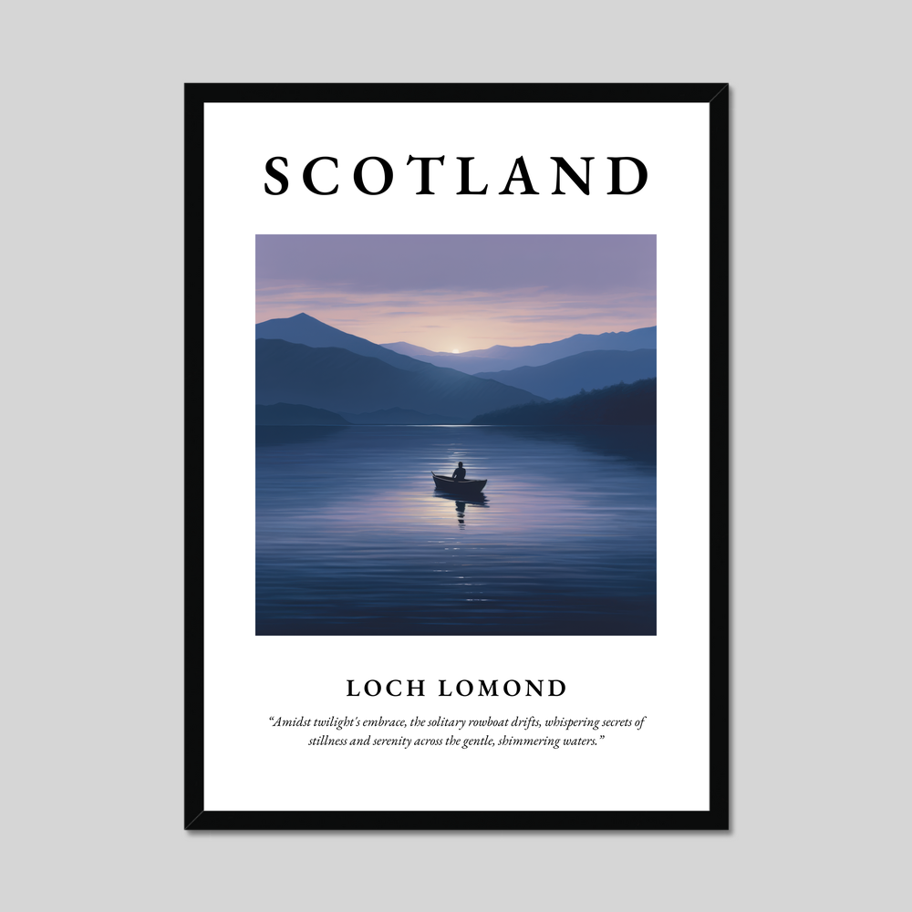 Poster of Loch Lomond, Scotland.