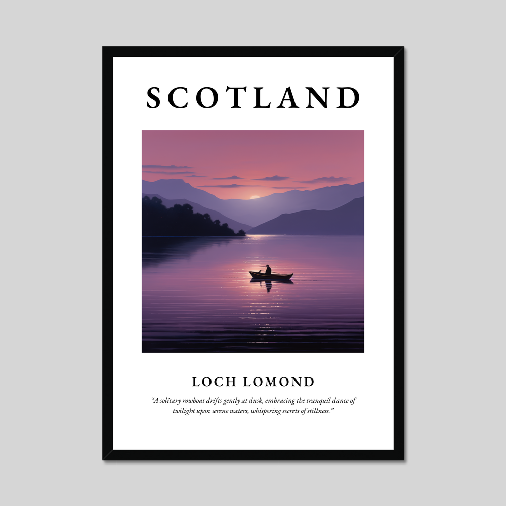 Poster of Loch Lomond, Scotland.