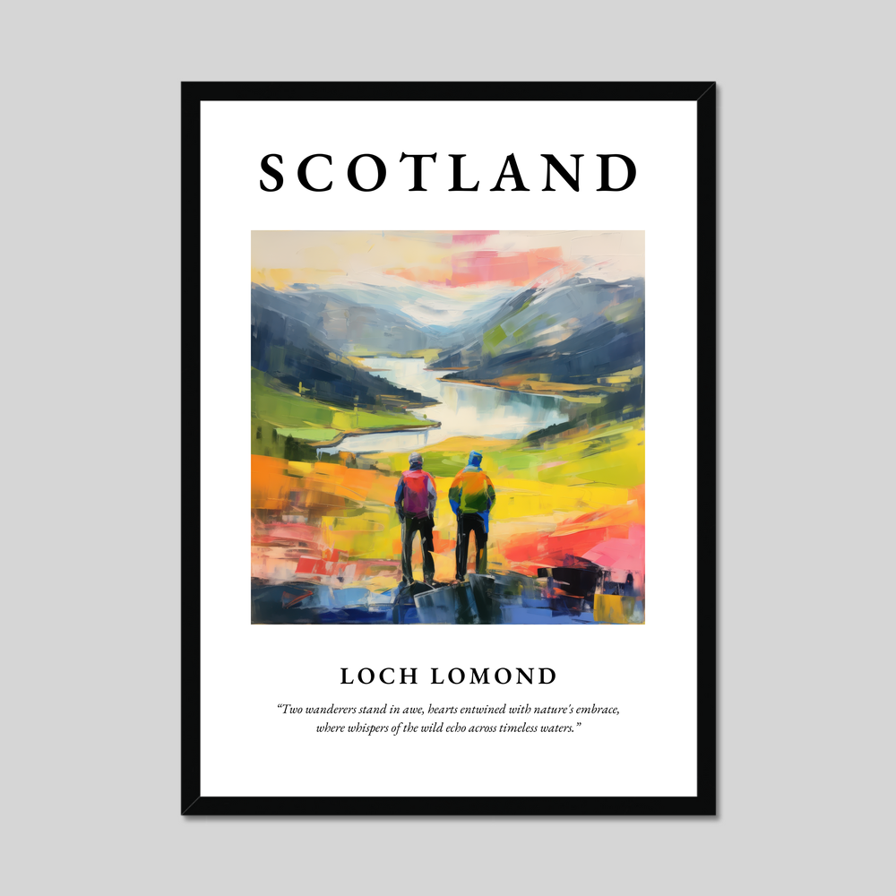 Poster of Loch Lomond, Scotland.