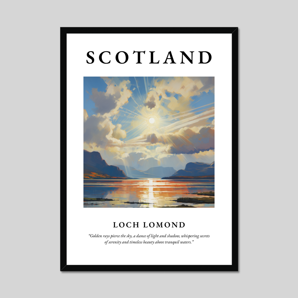 Poster of Loch Lomond, Scotland.