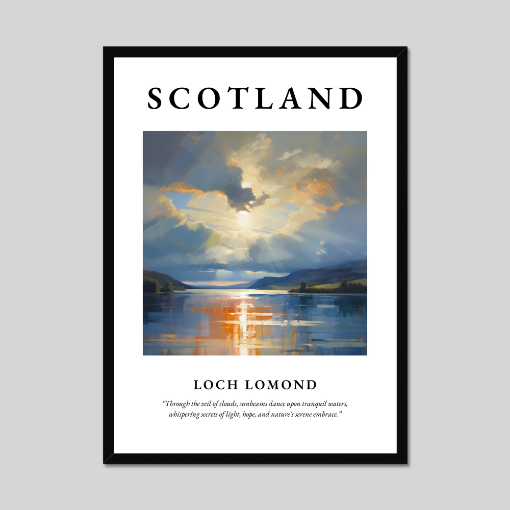 Poster of Loch Lomond, Scotland.