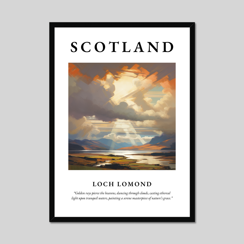 Poster of Loch Lomond, Scotland.