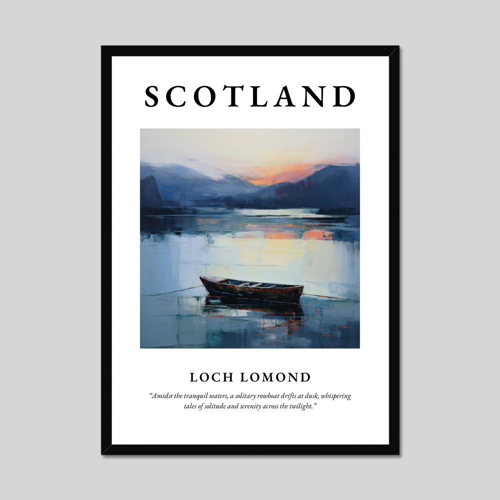 Poster of Loch Lomond, Scotland.