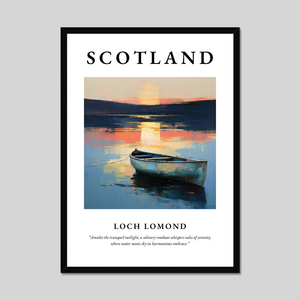 Poster of Loch Lomond, Scotland.