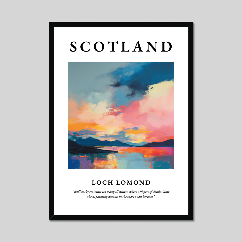 Poster of Loch Lomond, Scotland.