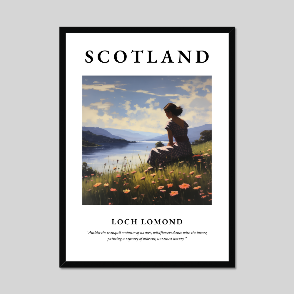 Poster of Loch Lomond, Scotland.