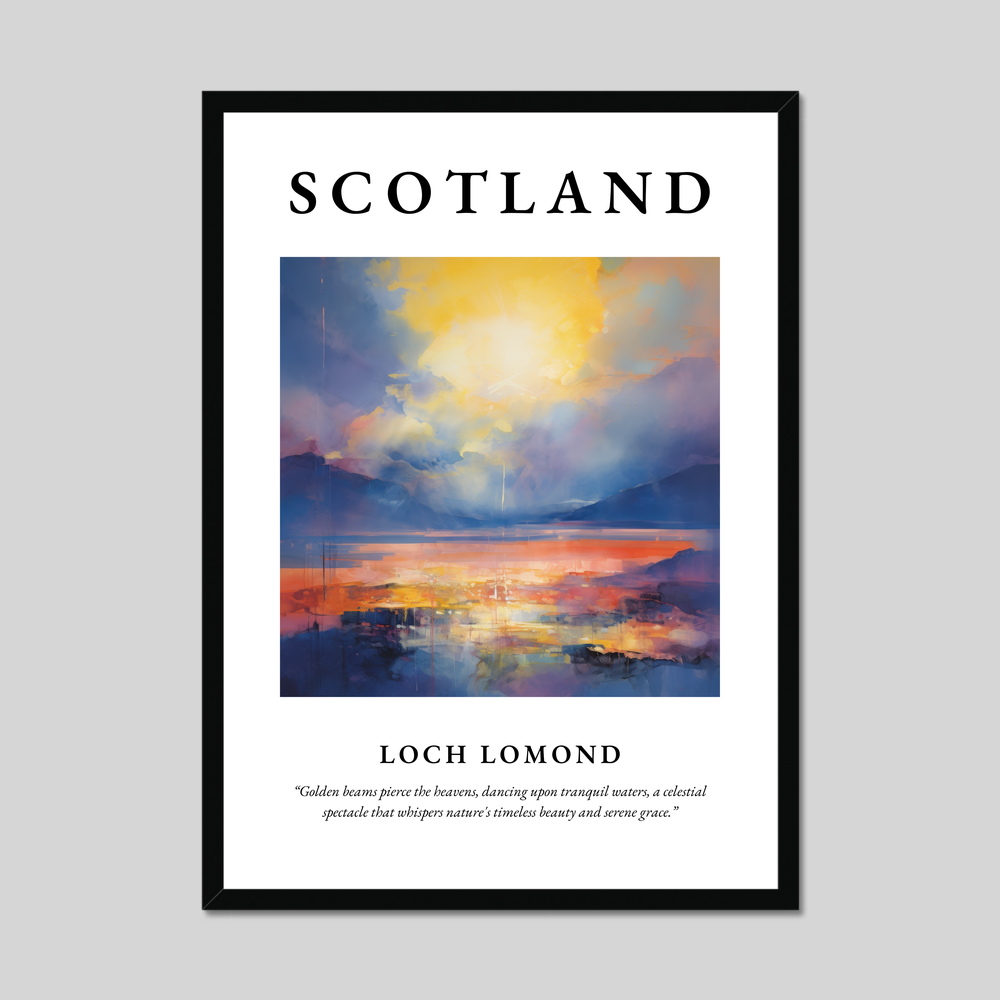 Poster of Loch Lomond, Scotland.