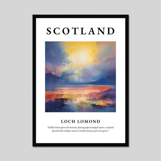 Poster of Loch Lomond, Scotland.