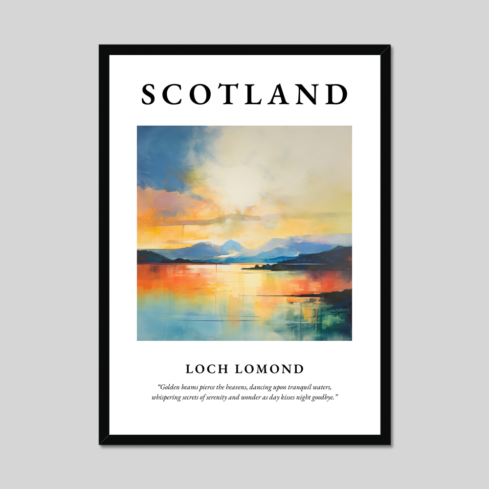 Poster of Loch Lomond, Scotland.