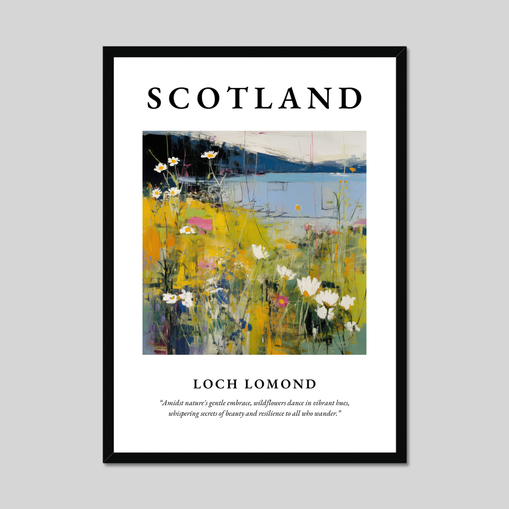 Poster of Loch Lomond, Scotland.