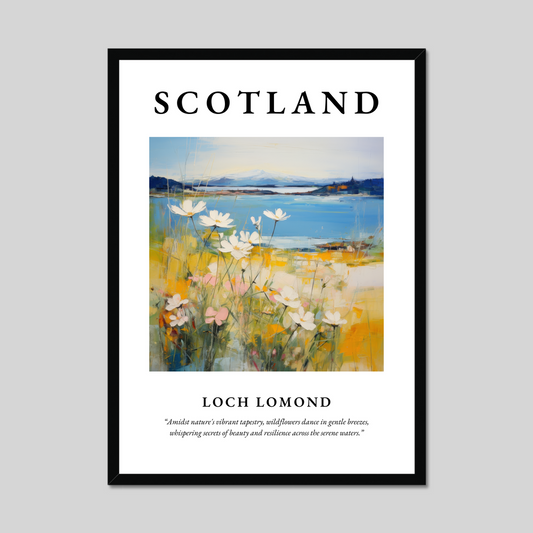 Poster of Loch Lomond, Scotland.