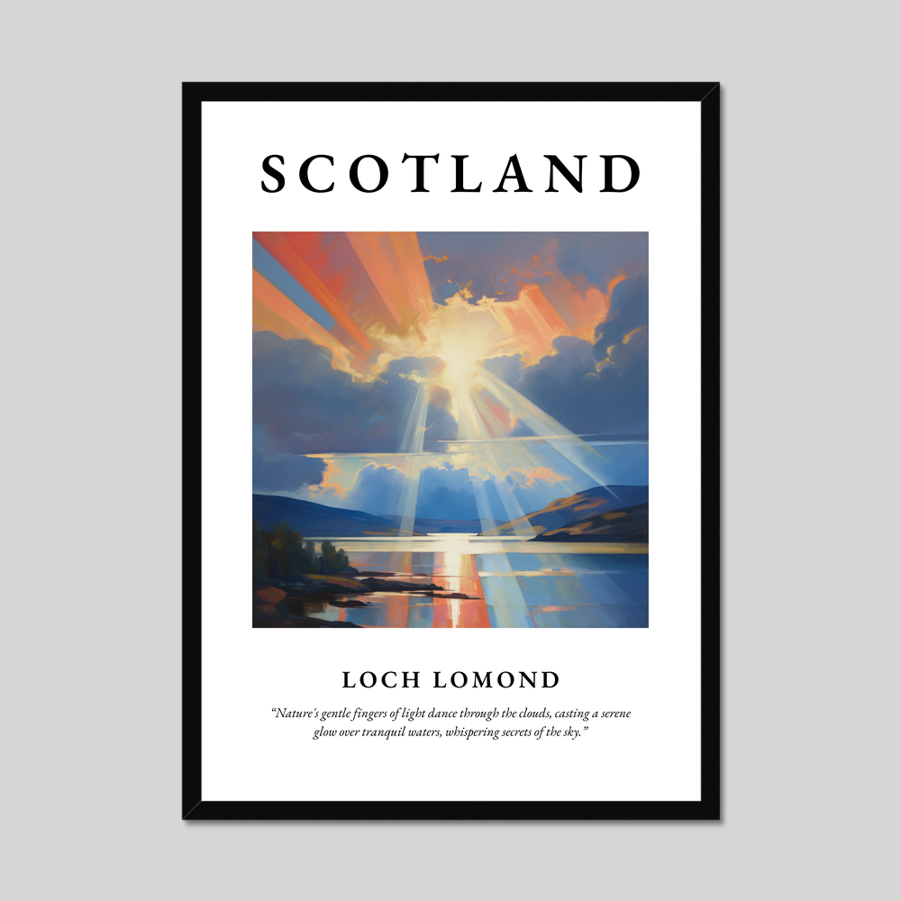 Poster of Loch Lomond, Scotland.