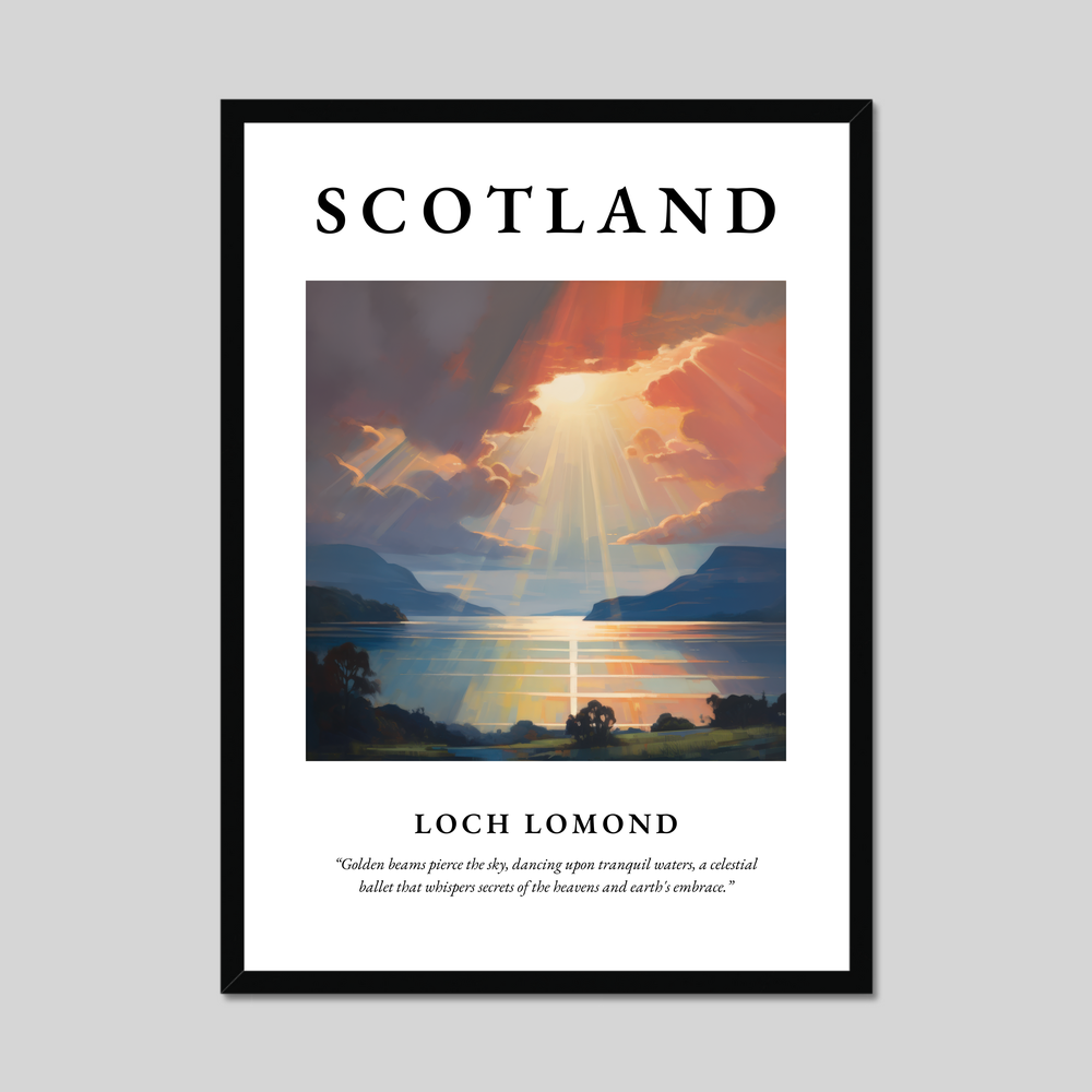 Poster of Loch Lomond, Scotland.