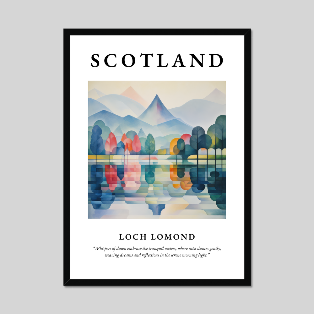 Poster of Loch Lomond, Scotland.