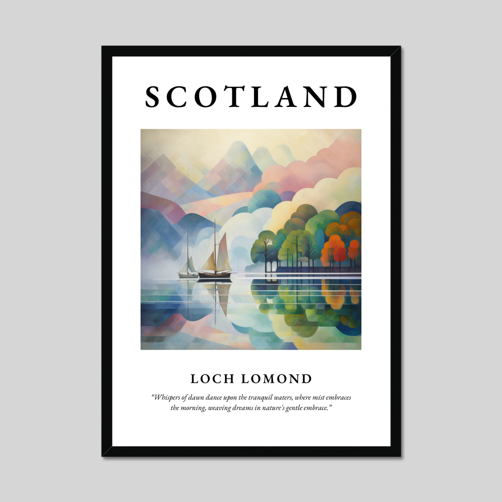 Poster of Loch Lomond, Scotland.