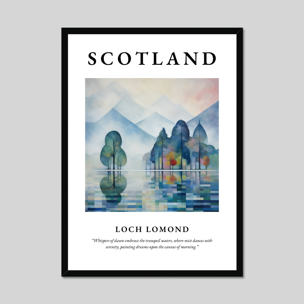 Poster of Loch Lomond, Scotland.