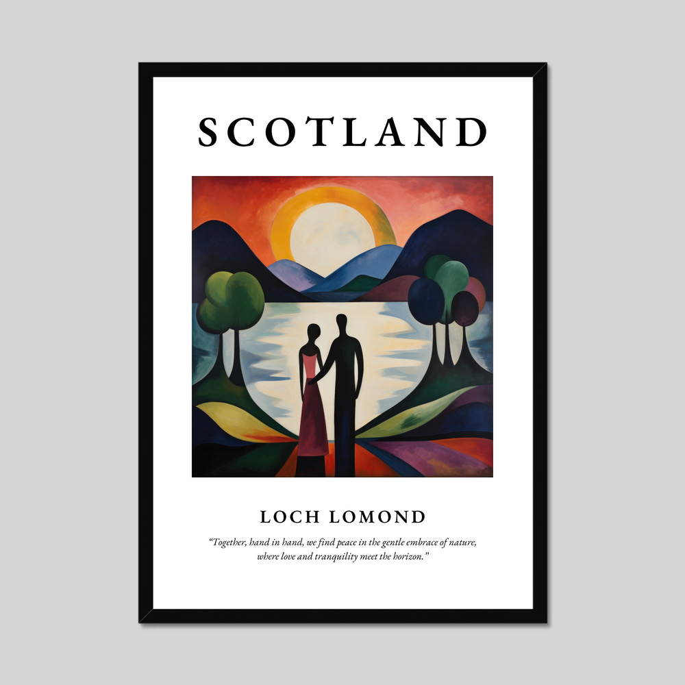 Poster of Loch Lomond, Scotland.