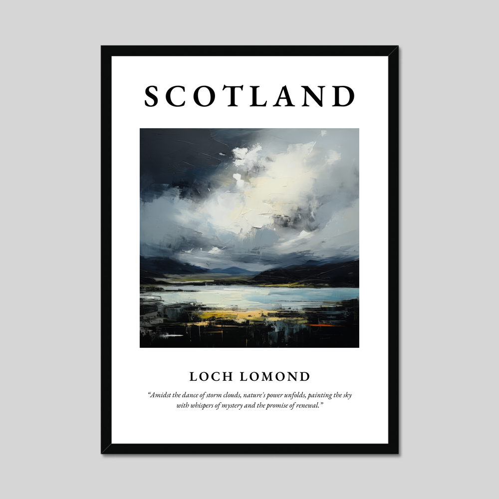 Poster of Loch Lomond, Scotland.