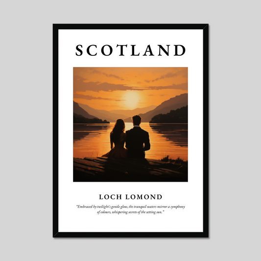 Poster of Loch Lomond, Scotland.