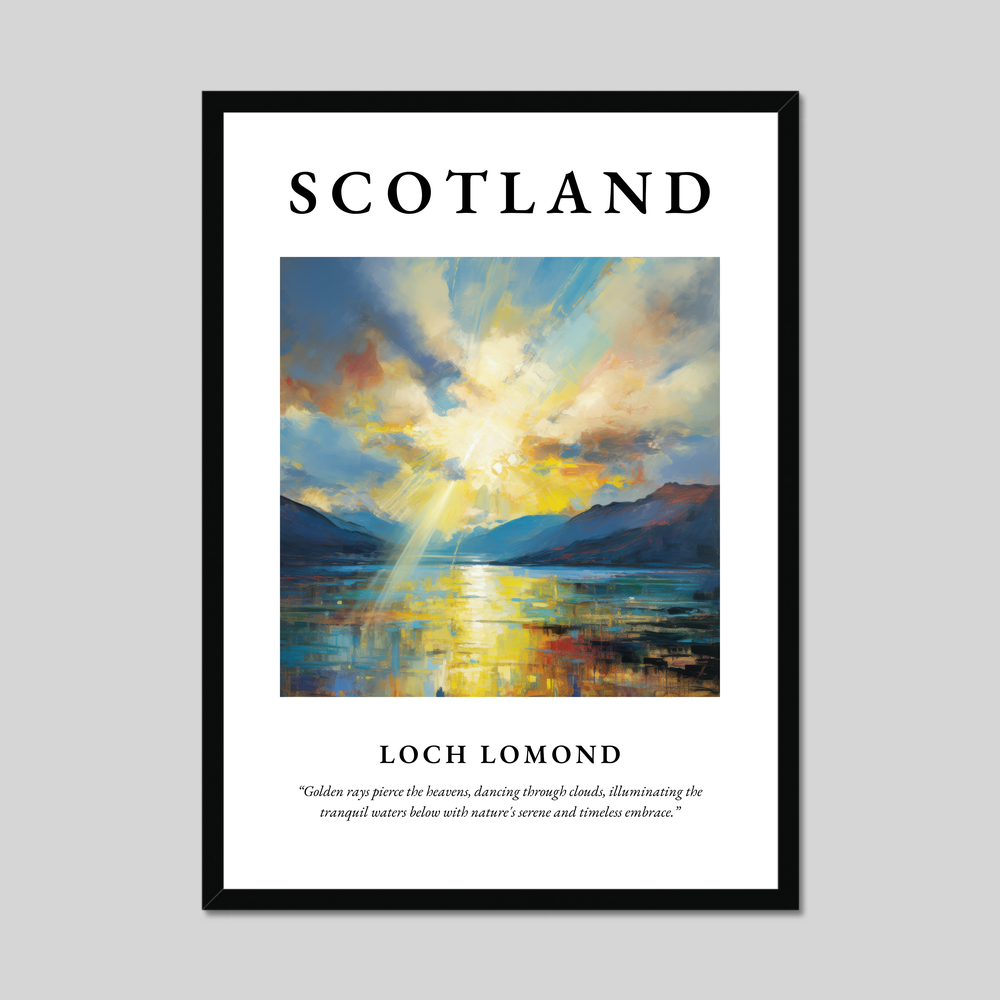 Poster of Loch Lomond, Scotland.