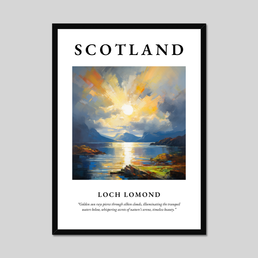 Poster of Loch Lomond, Scotland.