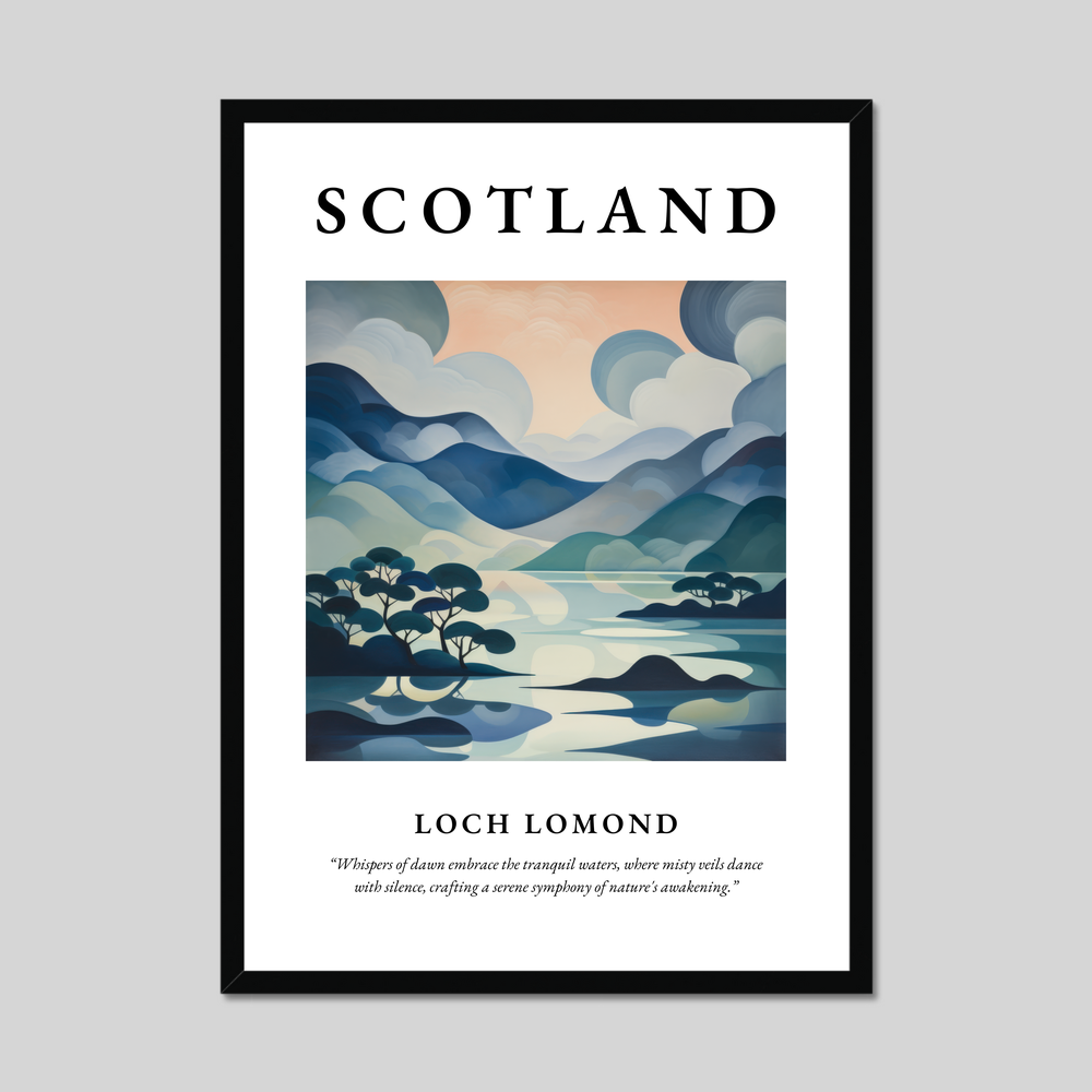 Poster of Loch Lomond, Scotland.