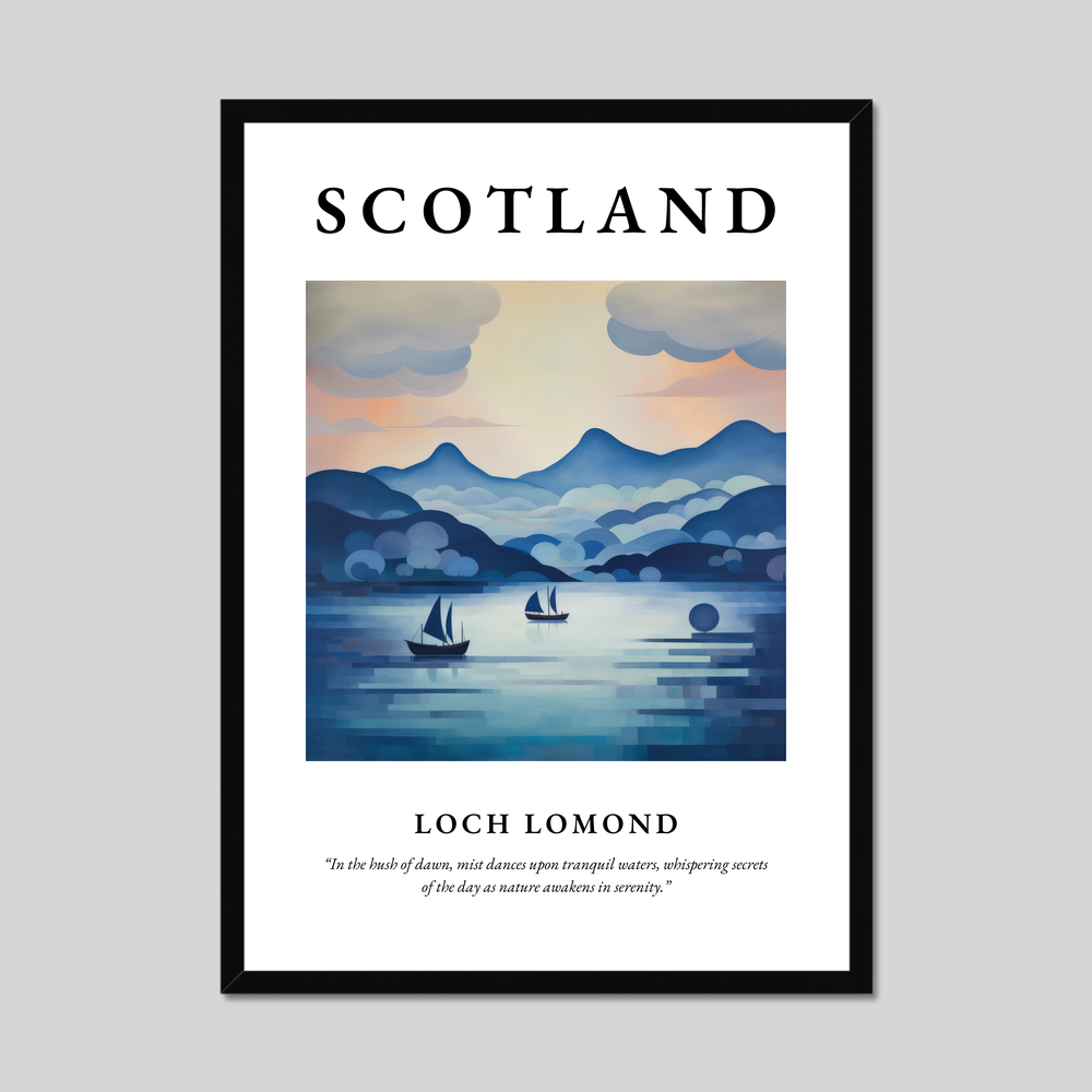 Poster of Loch Lomond, Scotland.