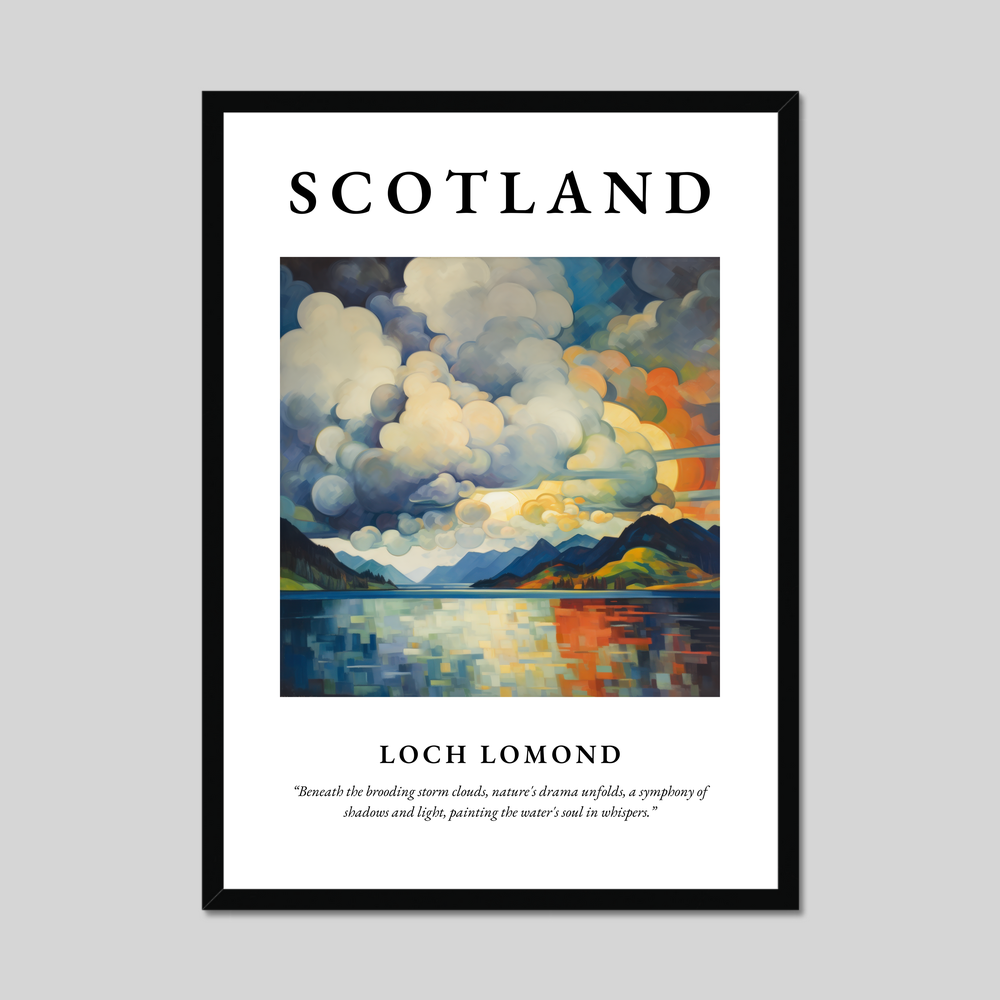 Poster of Loch Lomond, Scotland.