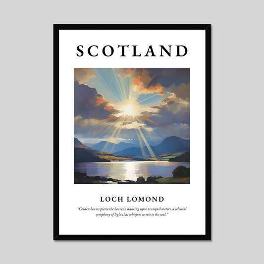 Poster of Loch Lomond, Scotland.