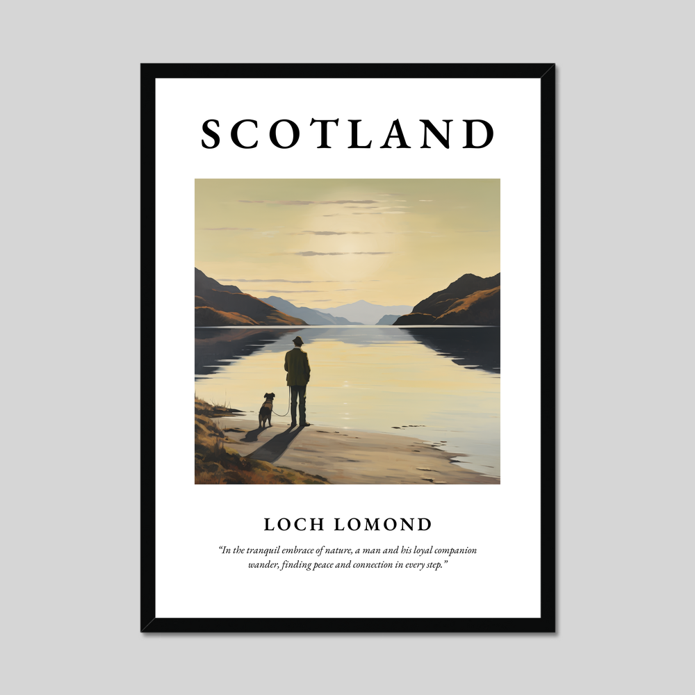 Poster of Loch Lomond, Scotland.