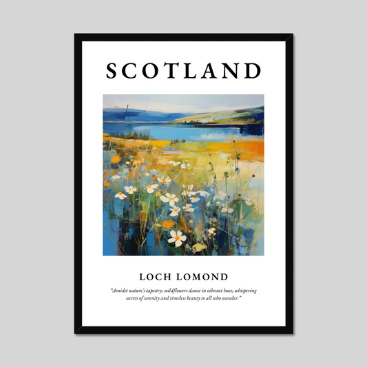 Poster of Loch Lomond, Scotland.