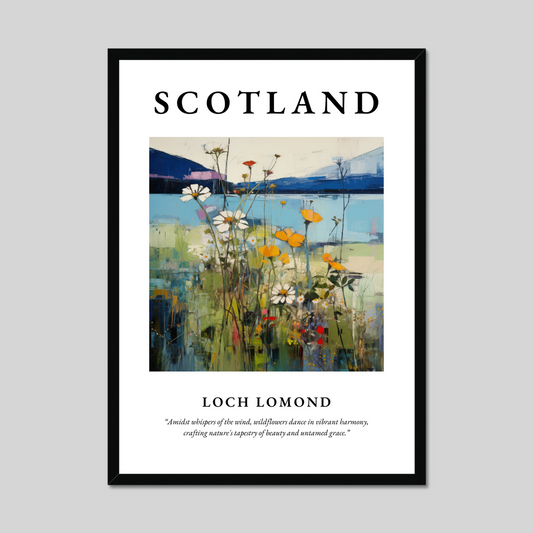 Poster of Loch Lomond, Scotland.