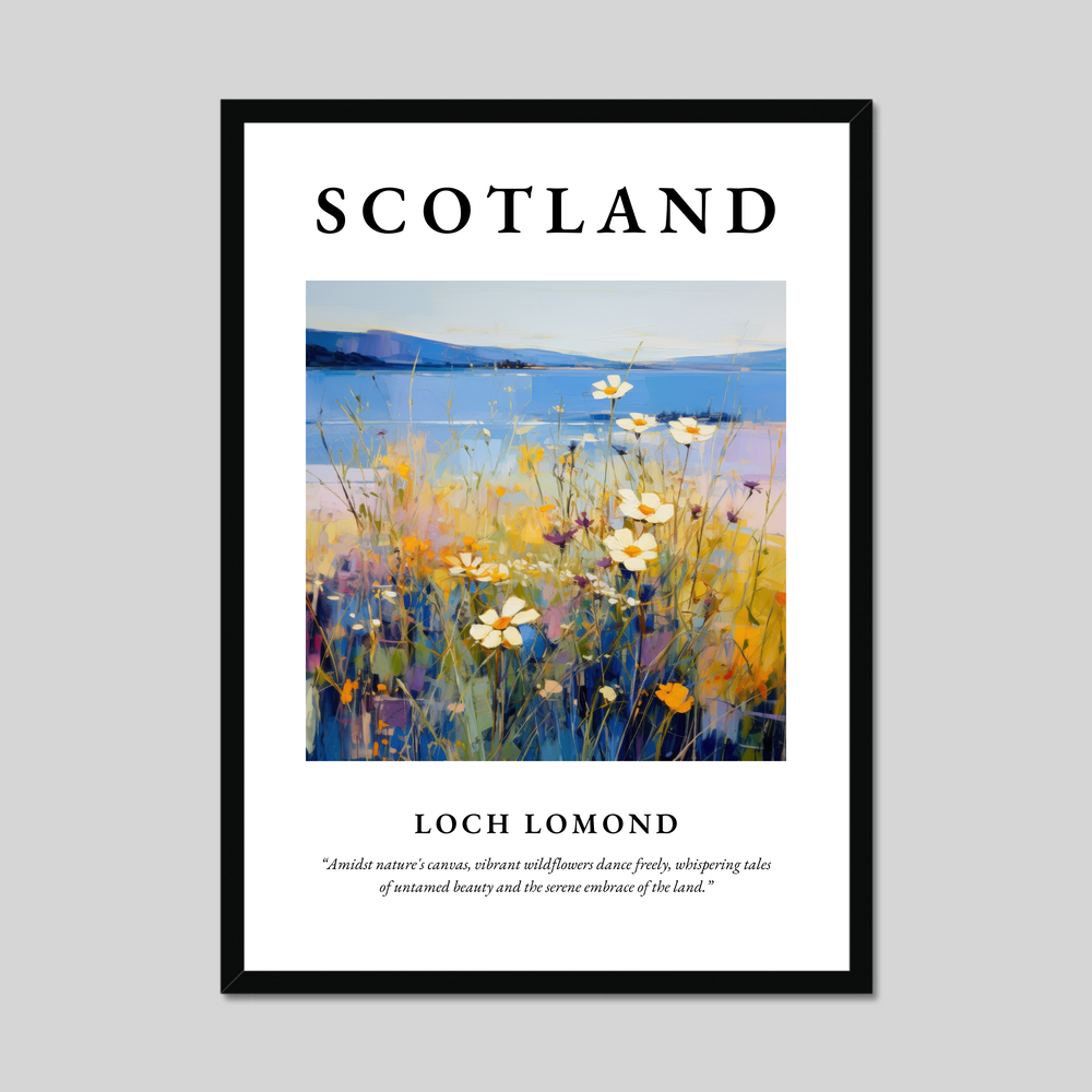 Poster of Loch Lomond, Scotland.