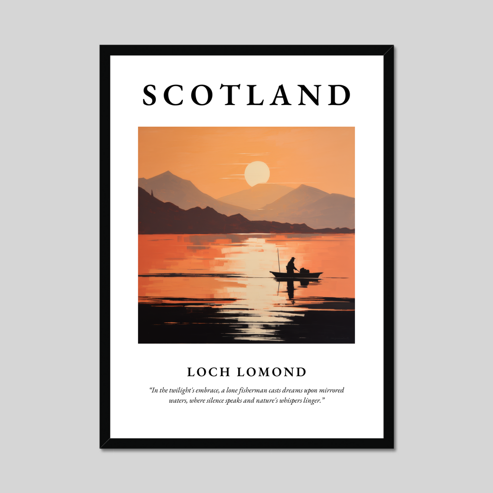 Poster of Loch Lomond, Scotland.