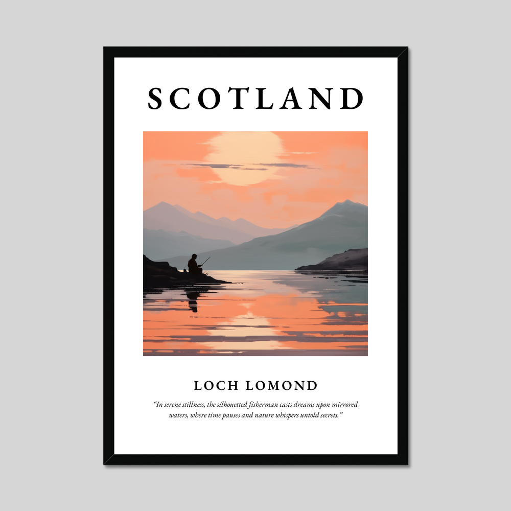 Poster of Loch Lomond, Scotland.