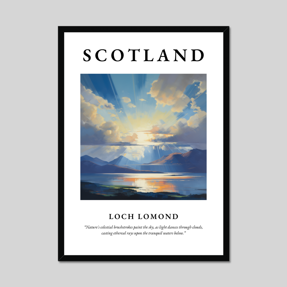 Poster of Loch Lomond, Scotland.